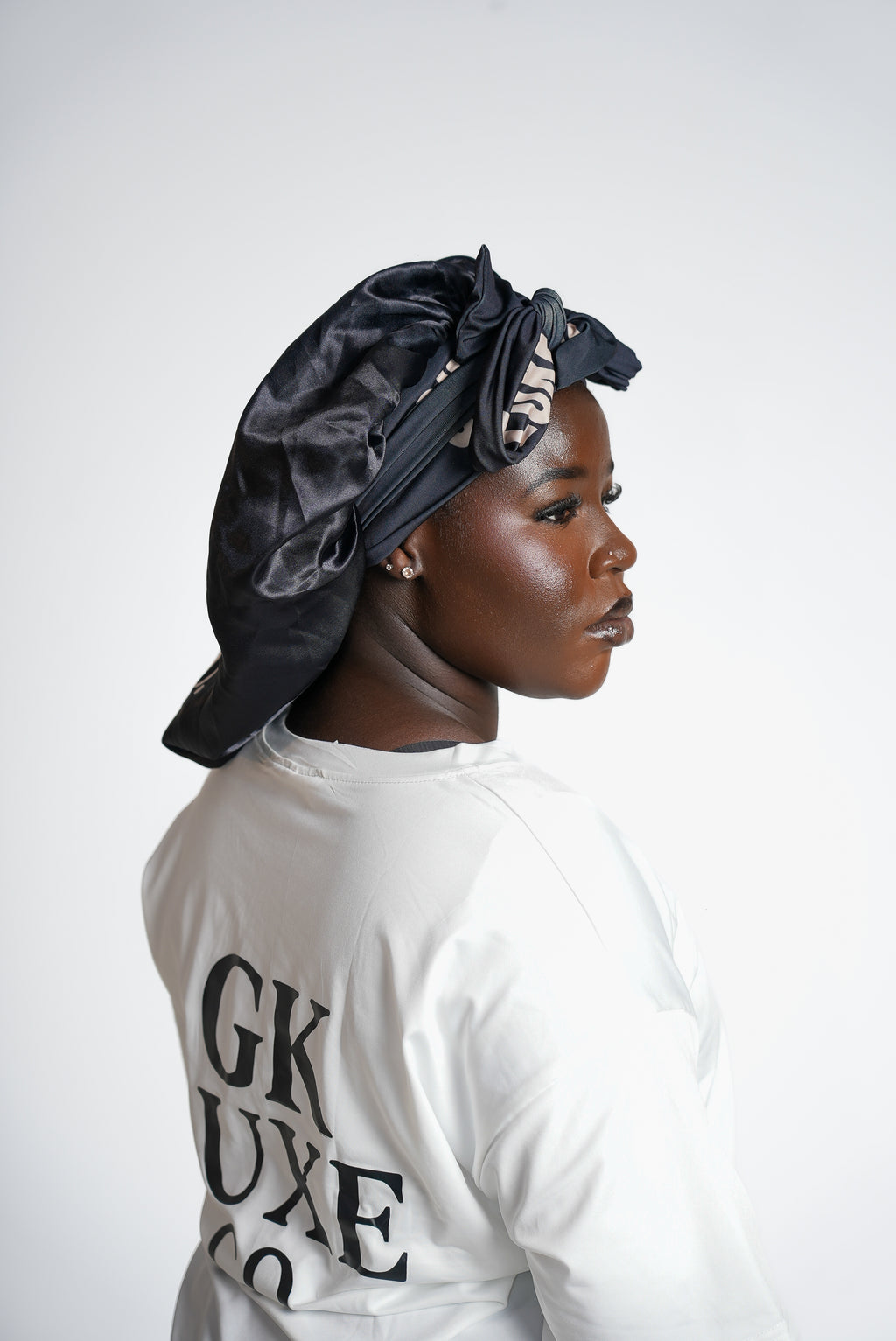 Satin Wrap Bonnet