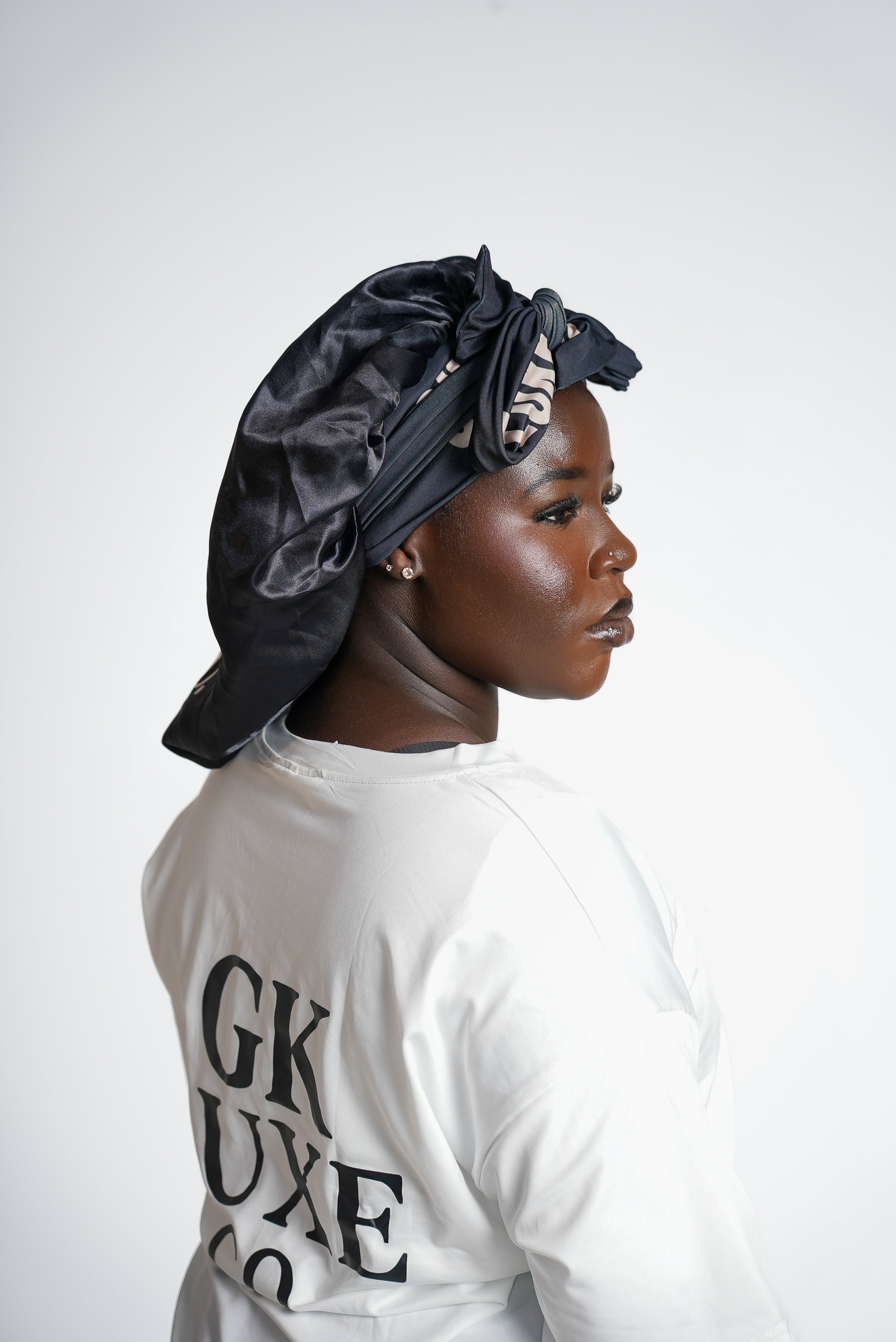 Satin Wrap Bonnet